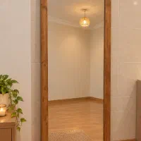 آیینه قدی قاب چوبی