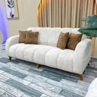 مبل چستر لوبیایی راحتی ۷ نفره پارچه پورشه|مبلمان خانگی و میز عسلی|قزوین, |دیوار