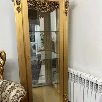 بوفه ویترین طلایی ۴طبقه سالم