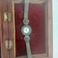 ساعت نقره سیاه قلم