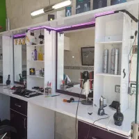 دکور آرایشگاه|آرایشگاه و سالنهای زیبایی|شیراز, شهرک سعدی|دیوار