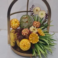 حکاکی کدو،هندوانه،میوه ارایی