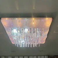 فروش دو عدد لوستر کریستال
