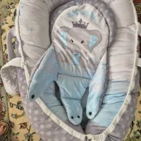 تشک گارد دار نوزاد به همراه پشه بند نو