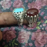 دوتاانگشترنقره قدیمی