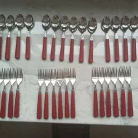 سه دست قاشق چنگال یونیک .