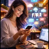 کار در منزل با گوشی