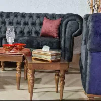 مبل چستر فیلد اصل تمام لمسه دستی شرکتی 7 نفره|مبلمان خانگی و میز عسلی|سنندج, |دیوار