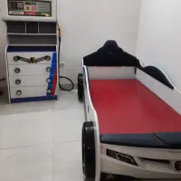 تخت و کمد طرح ماشین|تخت و سرویس خواب|کاشان, معلم|دیوار