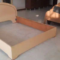 دو عدد تخت خواب ۲ نفره چوبی