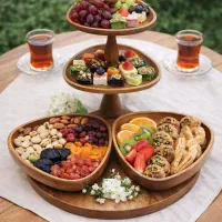 سرویس پذیرایی چوبی