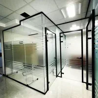 پارتیشن شیشه ای.نرده شیشه ای .درب اتوماتیک.سکوریت