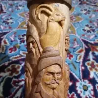 قلیان منبت کاری چوب سرخ