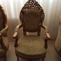 مبل سلطنتی۹نفره چوب راش واقعی