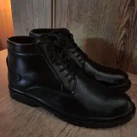 نیم بوت مردانه کفش چرم مردانه سایز۴۳