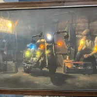 تابلو عکس موتور