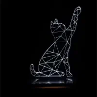 چراغ خواب سه بعدی|چراغ خواب و آباژور|شیراز, پودنک|دیوار