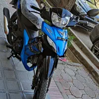tvs راکز 125cc فول مشکی آبی صفر 1404 استثنایی