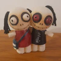 مجسمه دختر پسر