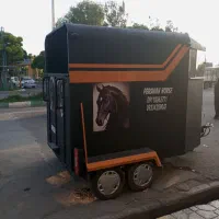 اسبکش  تمام فلزی محکم  دواسبه