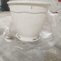 گلدان بزرگ و متوسط سفالی سالم