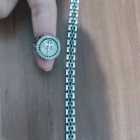 انگشتر.دستبند رولکس رنگ ثابت طلایی وسفید