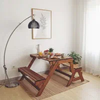 میزناهارخوری تاشو( کاملاسالمه بدون زدگی)