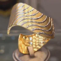فروش انگشتر طلا طرح النگو کد2450