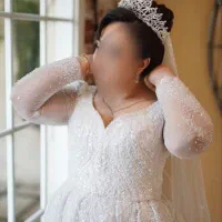 اجاره لباس عروس سنگدوزی شده