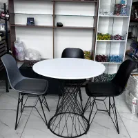 میز و صندلی غذاخوری پایه آهنی