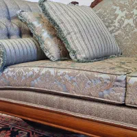 فروش ست مبلمان ۹ نفره تمام چوب در حد نو