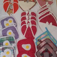 فروش کلی ۲۰ جفت دستگیره پارچه ای آشپزخانه|سفره، حوله، دستمال آشپزخانه|تهران, باغ فیض|دیوار