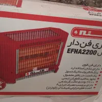 بخاری برقی  ۵ شعله فن دار در حد نو