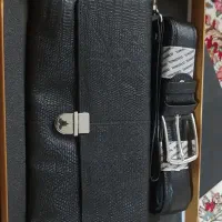 کیف و کمربند چرم طبیعی