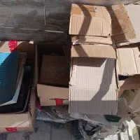 کاغذ باطله و کارتن جعبه و تشک کهنه
