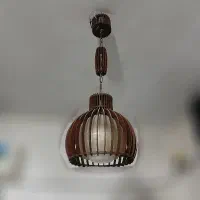 ست لوستر و پنکه چوبی