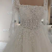 فروش لباس عروس  نو سایز۴۰