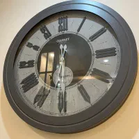 ساعت خاکستری طوسی شیک سایز بزرگ مناسب جهیزیه