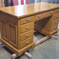 میز تحریر/کار اداری کلاسیک تمام‌چوب راش