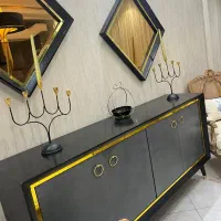آینه کنسول و میز تی وی شیک|بوفه، ویترین، کنسول|ری, دیلمان|دیوار