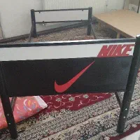 تخت یکنفره اسپرت طرح نایک پسرانه مشگی قرمز|تخت و سرویس خواب|شهرکرد, |دیوار