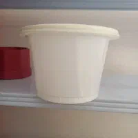 سطل ماست دو کیلویی با درب