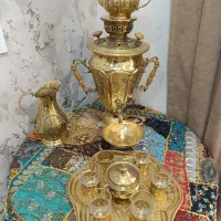 سرویس سماور برنجی|سماور، چایساز، قهوهساز|تهران, شاهین|دیوار