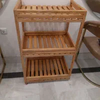 ترولی چوبی چرخدار