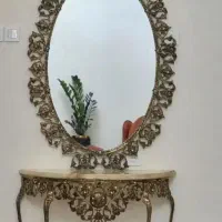 آینه شمعدان برنز