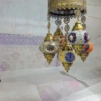 لوستر سقفی سبک‌مراکشی|لوستر و چراغ آویز|باقرشهر, |دیوار