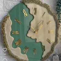 ساعت های خاص رزینی با هر طرح رنگ|ساعت دیواری و تزئینی|کمیجان, |دیوار