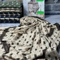 روسری نیلا دور دوخت با 10 رنگ