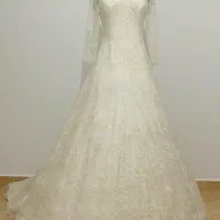 لباس عروس مارک پییر کاردین دانتل فرانسه(۳۶ تا ۴۰)