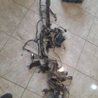 سیم کشی فابریک پشت داشبورد پژو ۲۰۰۰|قطعات یدکی و لوازم جانبی|قنوات, |دیوار